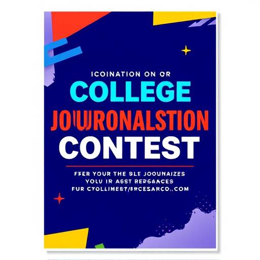 전국 대학생 저널리즘 공모전 포스터 이미지